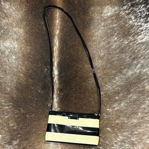 Kate Spade Black and Cream Crossbody Bag